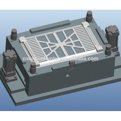 Video!!! Professional Hot runner electrical home appliance plastic injection mould,Kumtel(Turkey) oven base mold