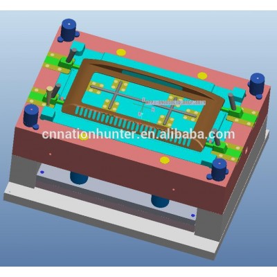 Video!!! Professional electrical home appliance plastic injection mould,oven door handle mold